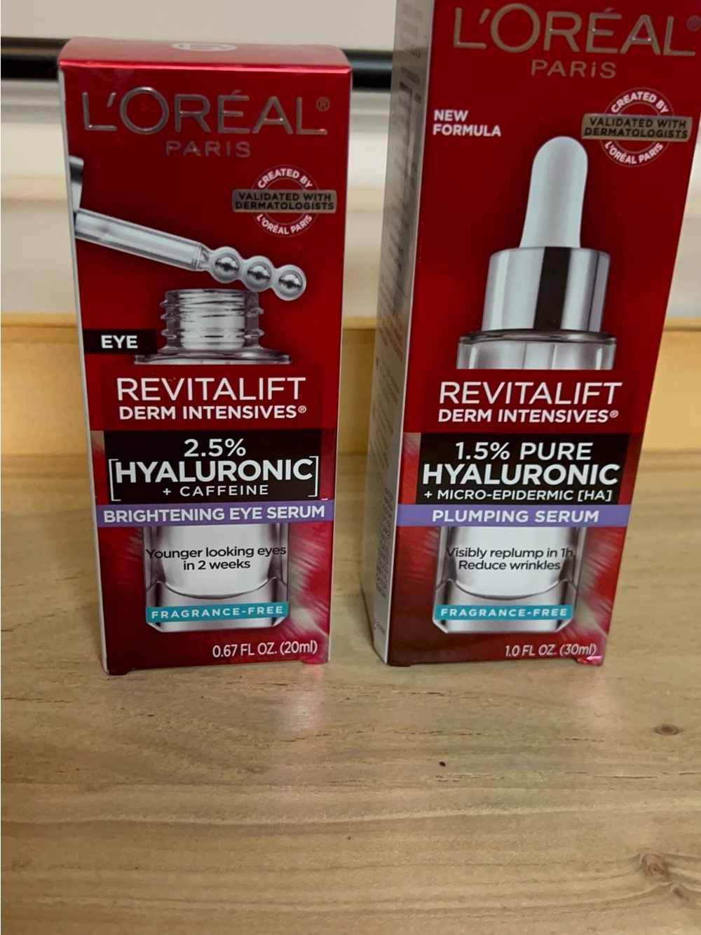 NEW L’Oréal Revitalift Hyaluronic Serum + Eye Serum 2-Piece Set